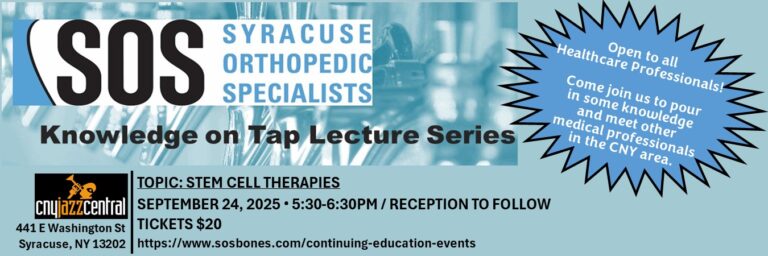 SOS Knowledge on Tap Lecture Series Sept 24