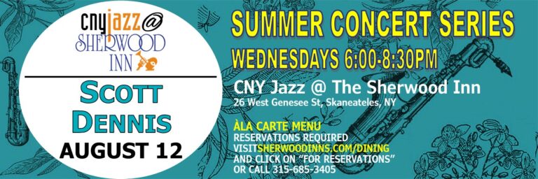 CNY Jazz at the Sherwood – August 12