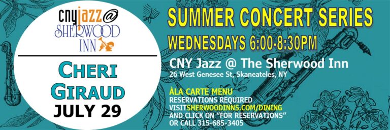 CNY Jazz at the Sherwood – July 29