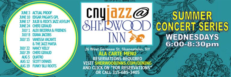 CNY Jazz at the Sherwood – June 3