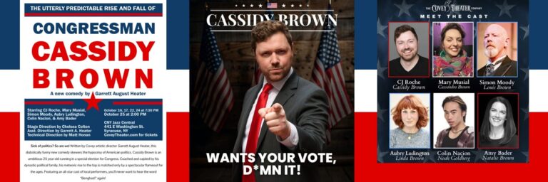 Covey Theater – Cassidy Brown Oct 16-25