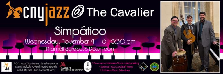 Jazz at the Cavalier – Nov 4