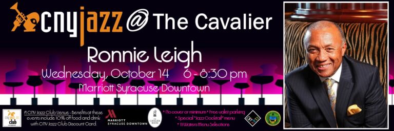 CNY Jazz at the Cavalier – Oct 14